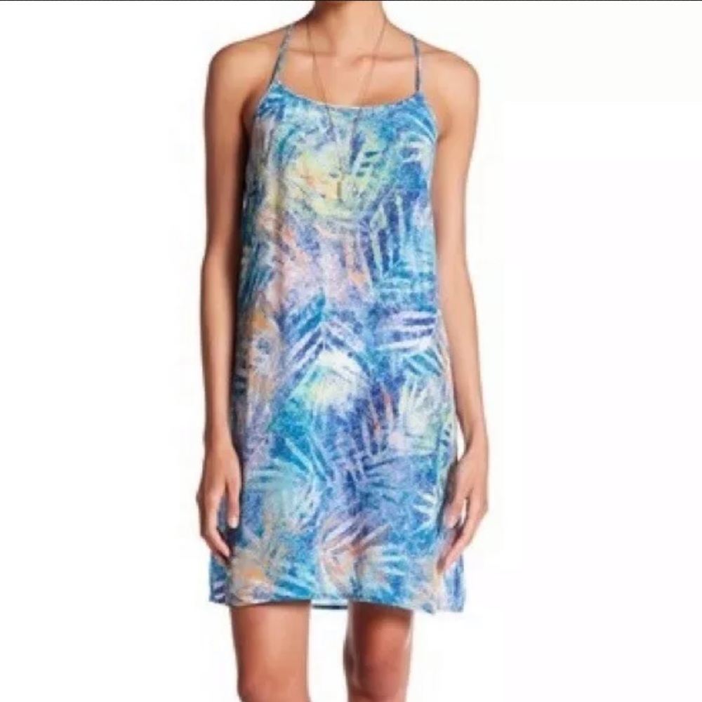 Tory Richard Honolulu Misty Palm Print dress NWOT